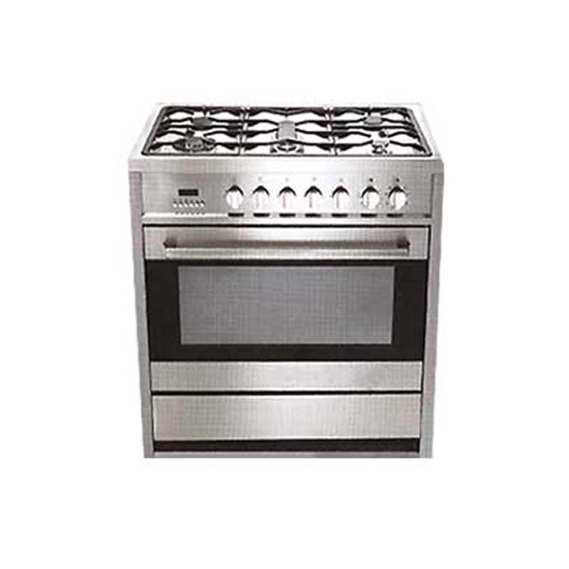 EF GC AE9650 A SS 90cm Freestanding Electric Cooker with Oven - Stainless Steel Design for Modern Kitchens | Perfect for Baking, Roasting & Family Cooking