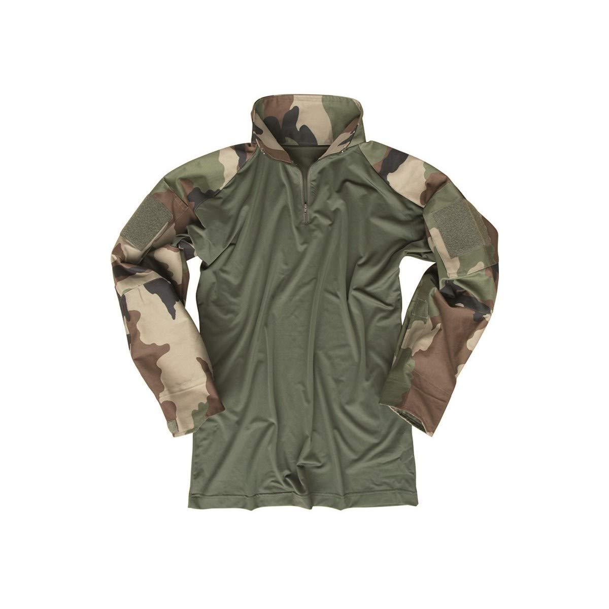 Mil-Tec Military Combat Shirt - CCE Camouflage Tactical Shirt for Outdoor, Airsoft & Hunting | Durable & Breathable Army Uniform