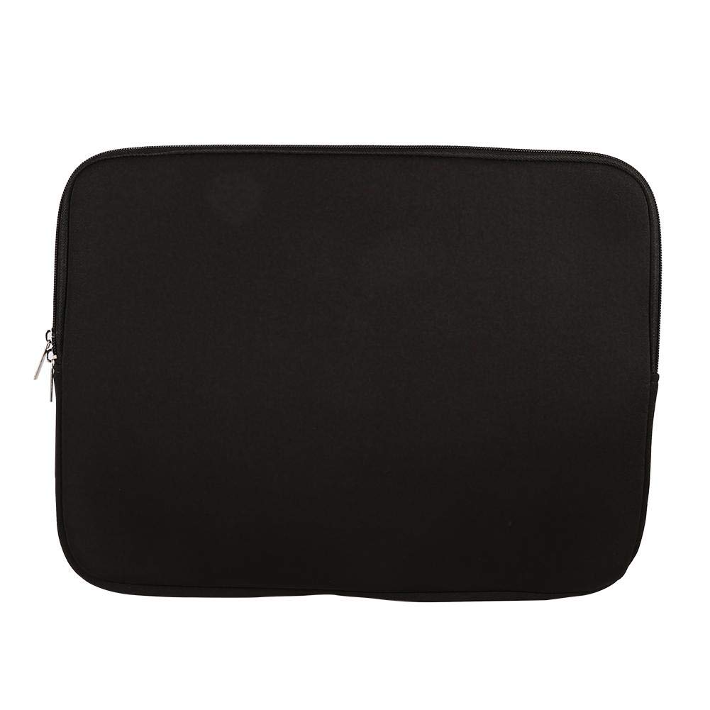 13/15 Inch Laptop Bag - 4 Colors Portable Zipper Soft Sleeve Case Cover for Flat Plate & Handheld Computers (13 Inch Black) - Perfect for Work, Travel & School