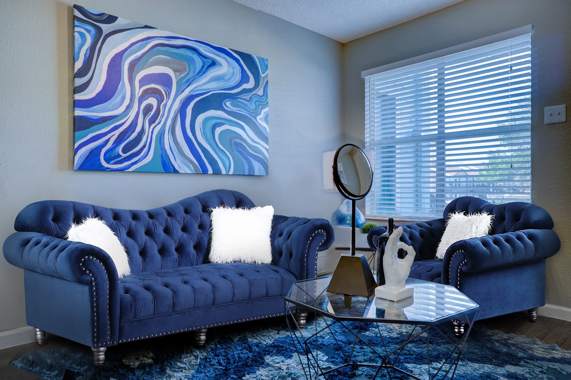 Modern Fort Chesterfield Sofa 76