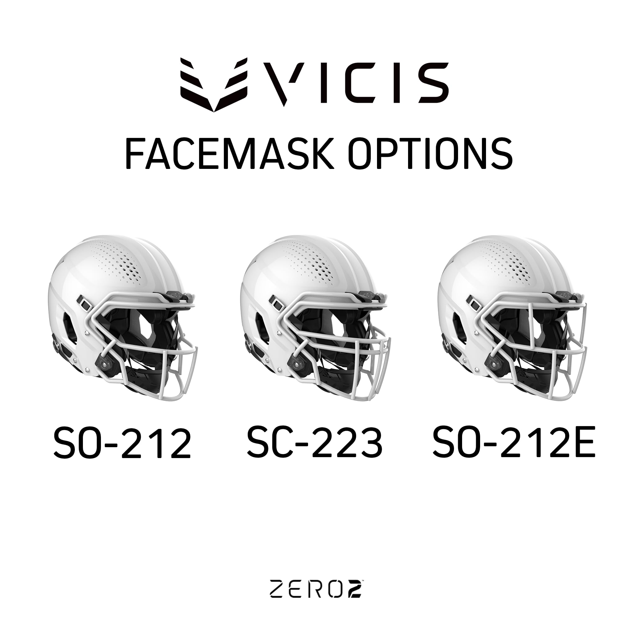 VICIS ZERO2 Varsity Football Helmet - Youth & Adult Protective Gear for High School, College Players - Impact Absorption Technology for Safer Tackles - Perfect for Training, Games & Competitive Play