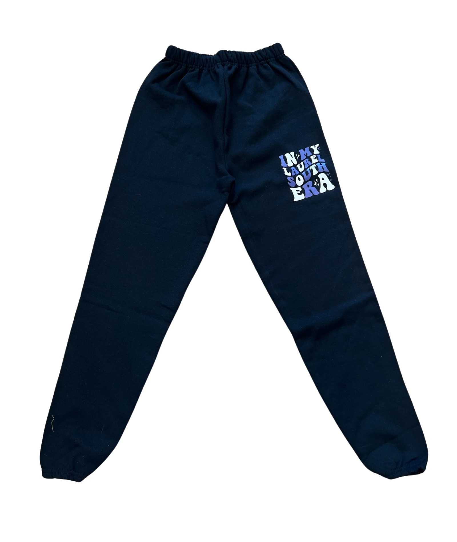 Laurel South Era Black Camp Sweatpants for Girls - Comfortable Casual Jogger Pants for School, Travel & Lounge Wear