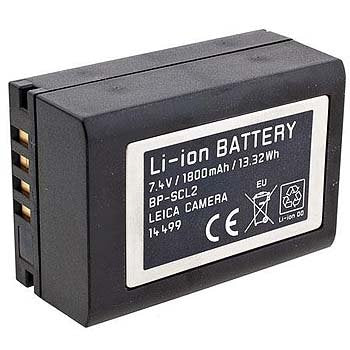 Original Leica 14499 Li-ion Battery Pack for BP-SCL2 Camera - High Capacity Replacement Battery for Leica Cameras - Perfect for Travel, Photography & Professional Shoots