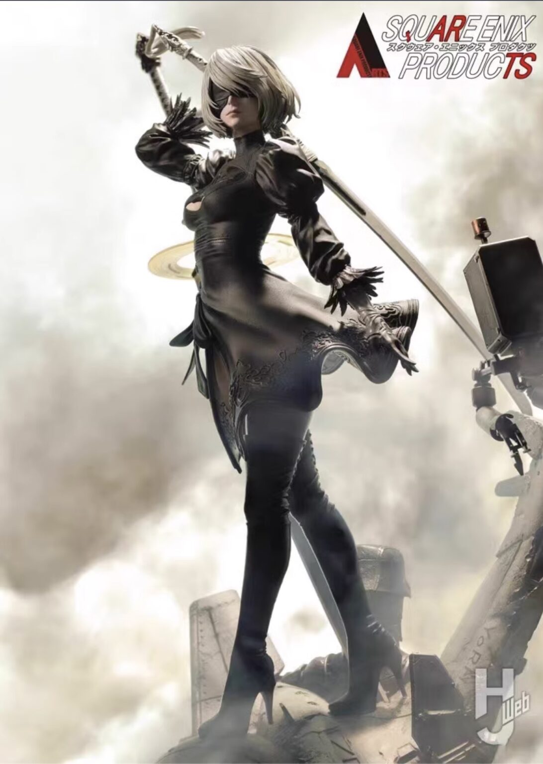 Prime1Studio x Square Enix Licensed Nier:Automata 2B 1/3 Scale Statue - Official Collectible Figure for Anime & Gaming Fans | Perfect for Display in Home Office or Gaming Room