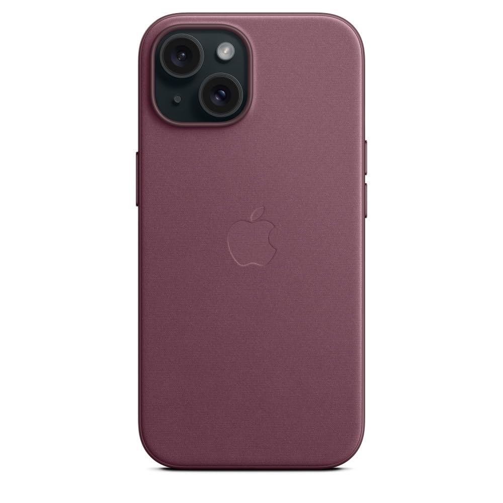 Apple iPhone 15 FineWoven MagSafe Case - Premium Mulberry Vegan Leather Cover | Slim Protective Phone Case for iPhone 15 with Magnetic Alignment | Perfect for Work, Travel & Everyday Use