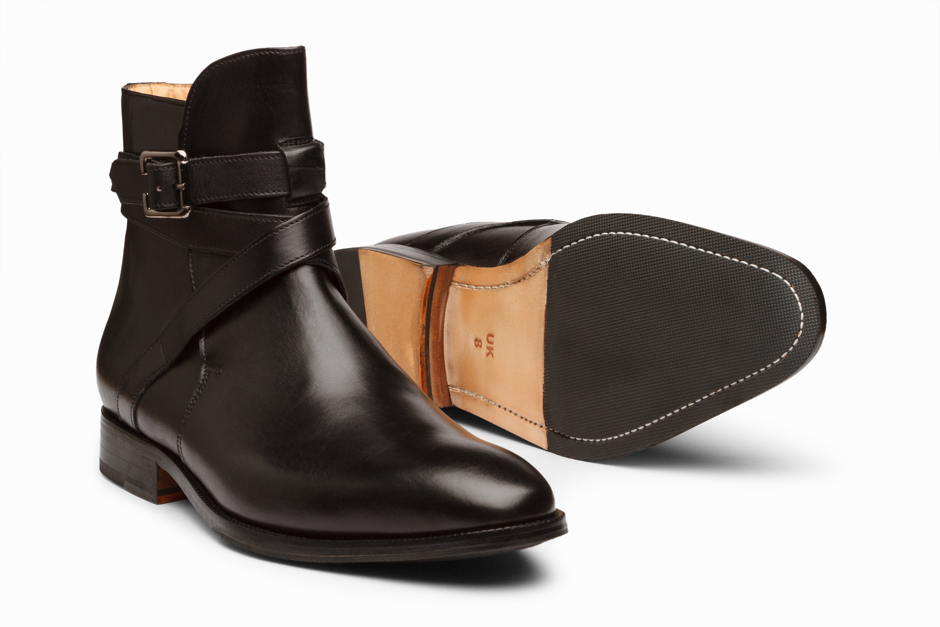 Men's Black Jodhpur Boots - Stylish & Comfortable Ankle Boots for Casual Wear, Horse Riding & Outdoor Activities
