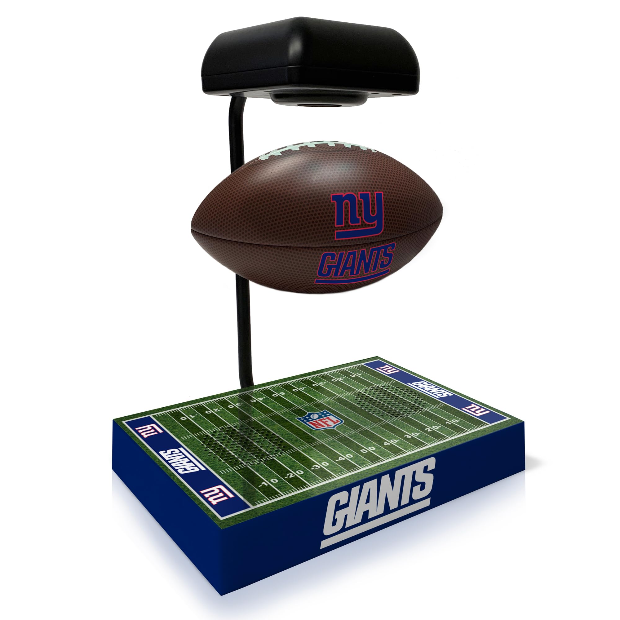 New York Giants Bluetooth Hover Football with Built-in Speaker - Perfect for Outdoor Games, Tailgating & NFL Fan Gifts