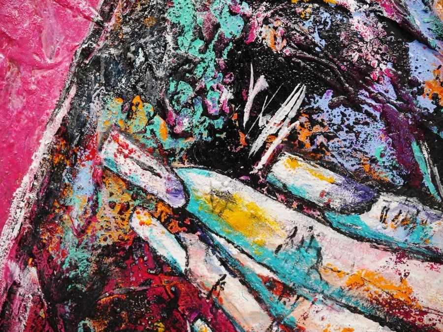 Abstract Realism Geisha Art Print - Japanese Wall Decor for Home & Office - Perfect for Living Room, Bedroom & Office Spaces