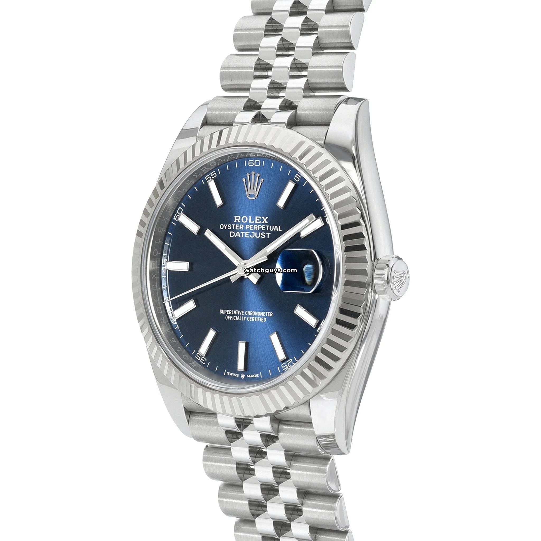 Rolex Datejust 126334 Blue Jubilee Stainless Steel Watch - Luxury Men's Timepiece for Business & Formal Occasions