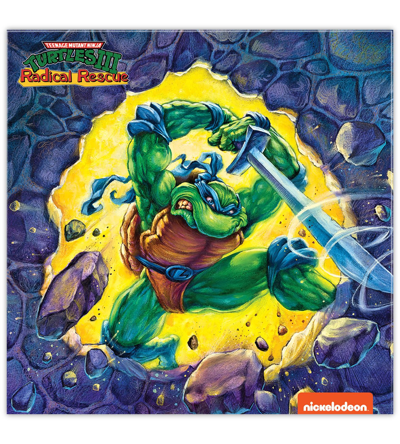 Teenage Mutant Ninja Turtles III: Radical Rescue Original Vinyl Soundtrack - Limited Edition Collectible for TMNT Fans & Retro Gaming Enthusiasts - Perfect for Movie Nights, Gaming Sessions & 90s Nostalgia