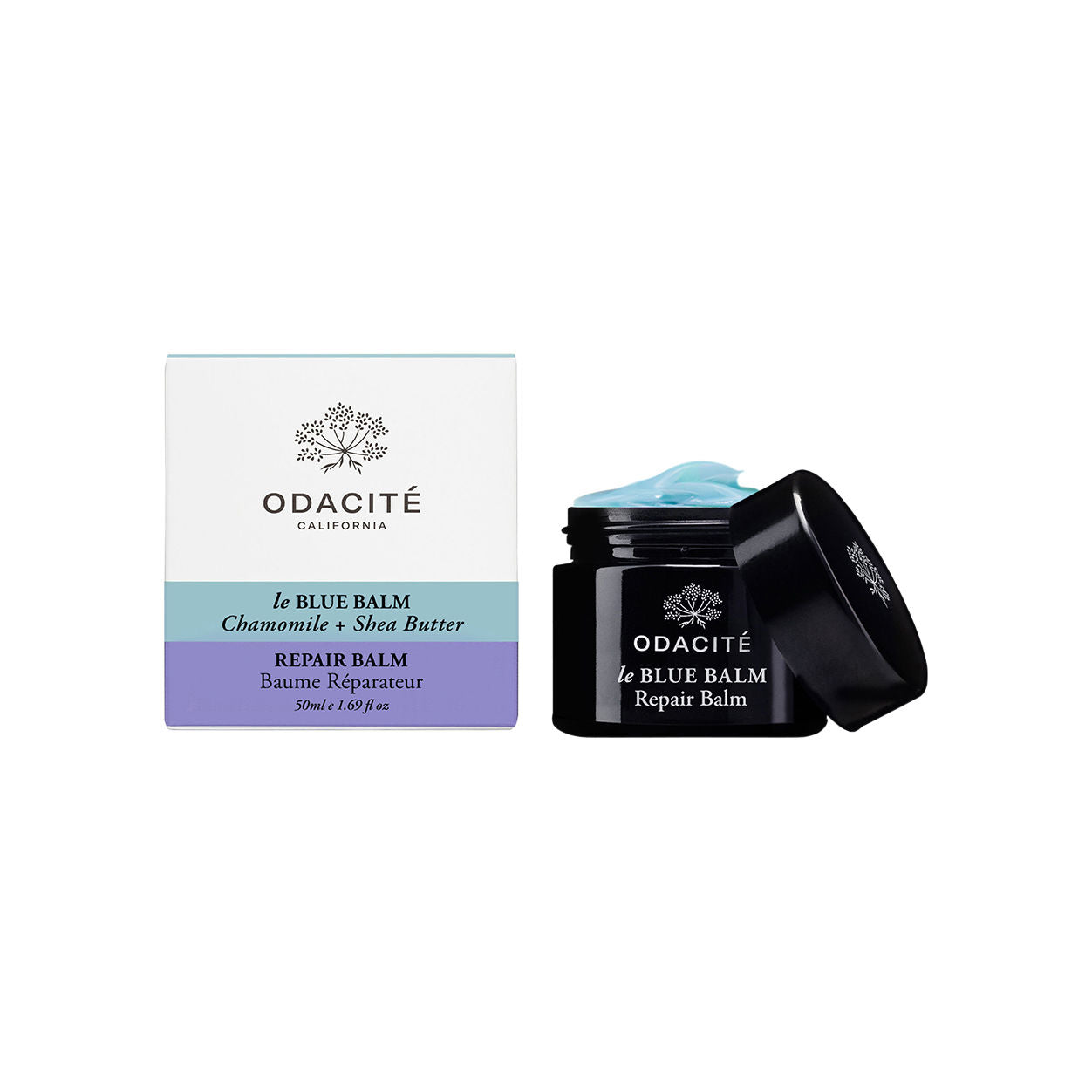 Odacite Le Blue Balm - Hydrating & Soothing Face Cream for Dry Skin | Perfect for Nighttime Skincare & Post-Treatment Recovery