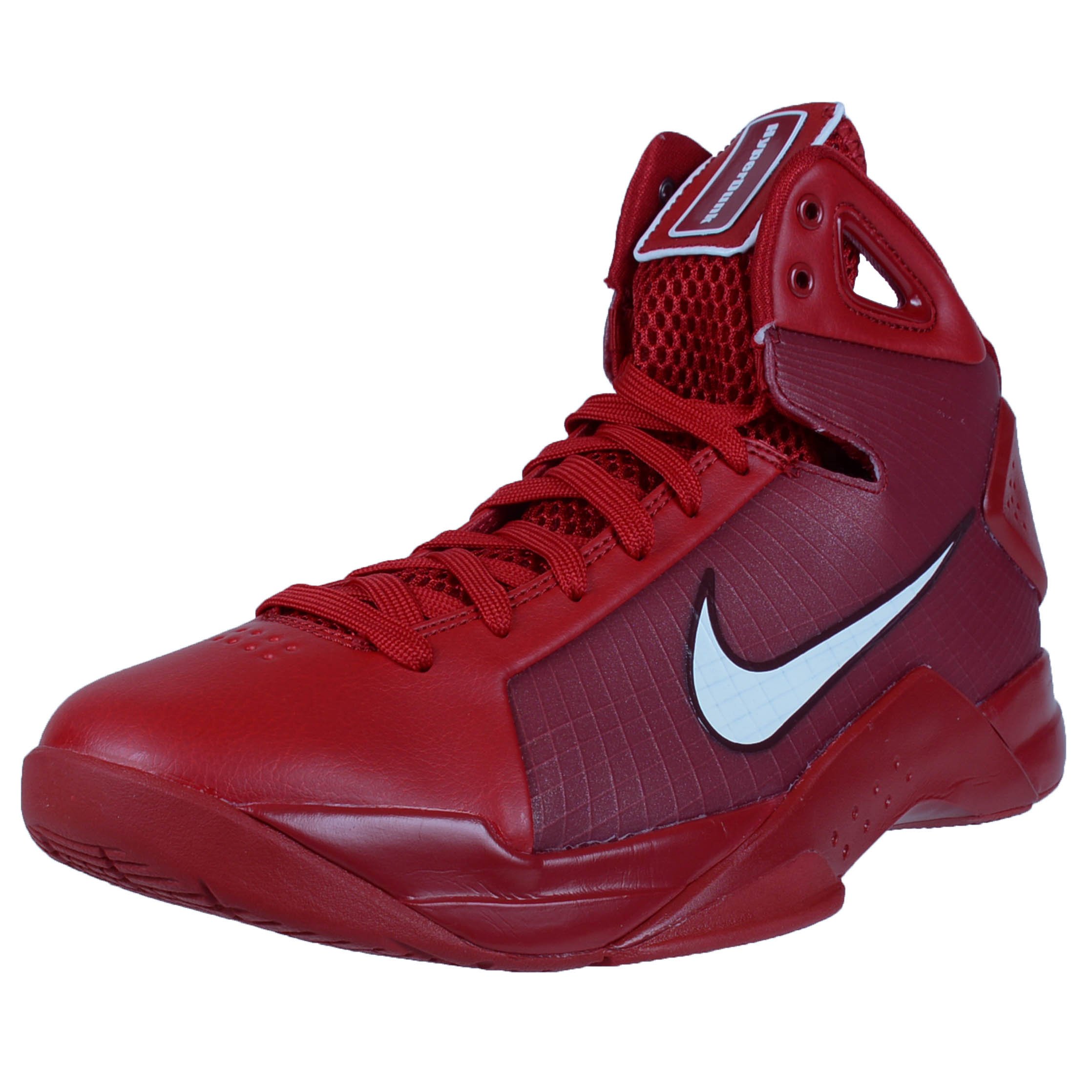 Nike Hyperdunk 08 Basketball Shoes - Gym Red/White-Team Red - Size 13 D(M) US - High-Performance Court Sneakers for Men's Basketball Training & Games