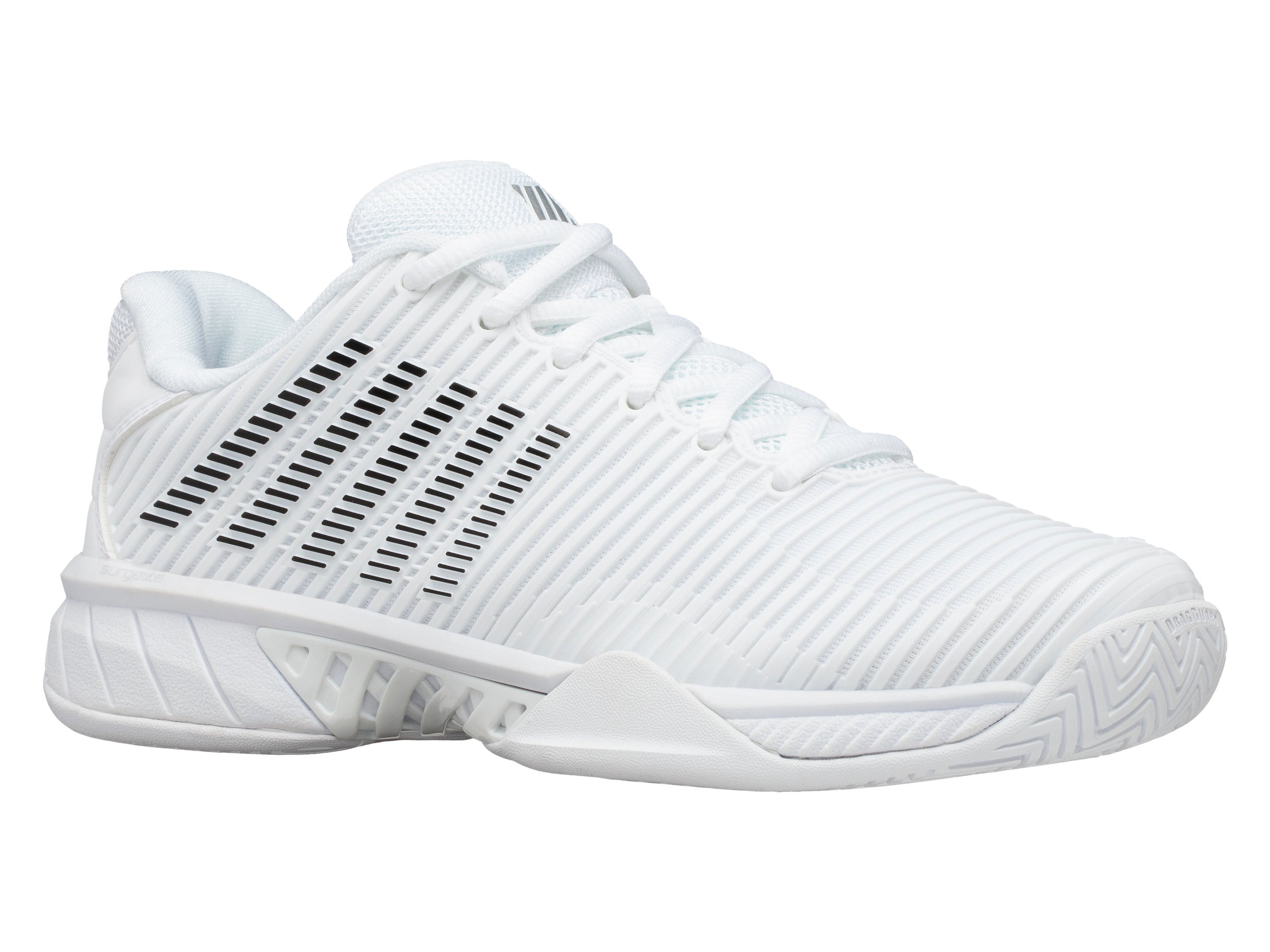 Hypercourt Express 2 Tennis Shoes - White/Black | Lightweight Performance Court Sneakers for Men & Women | Perfect for Tennis, Pickleball & Casual Wear