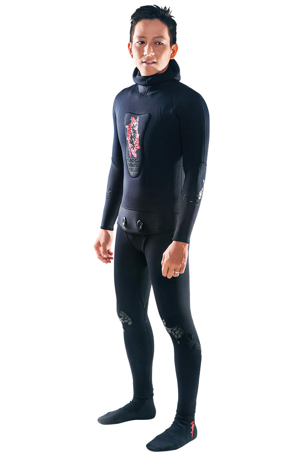 Premium Benthos Open Cell 3mm Neoprene Wetsuit for Men - Comfortable & Flexible Scuba Diving, Surfing & Water Sports Gear