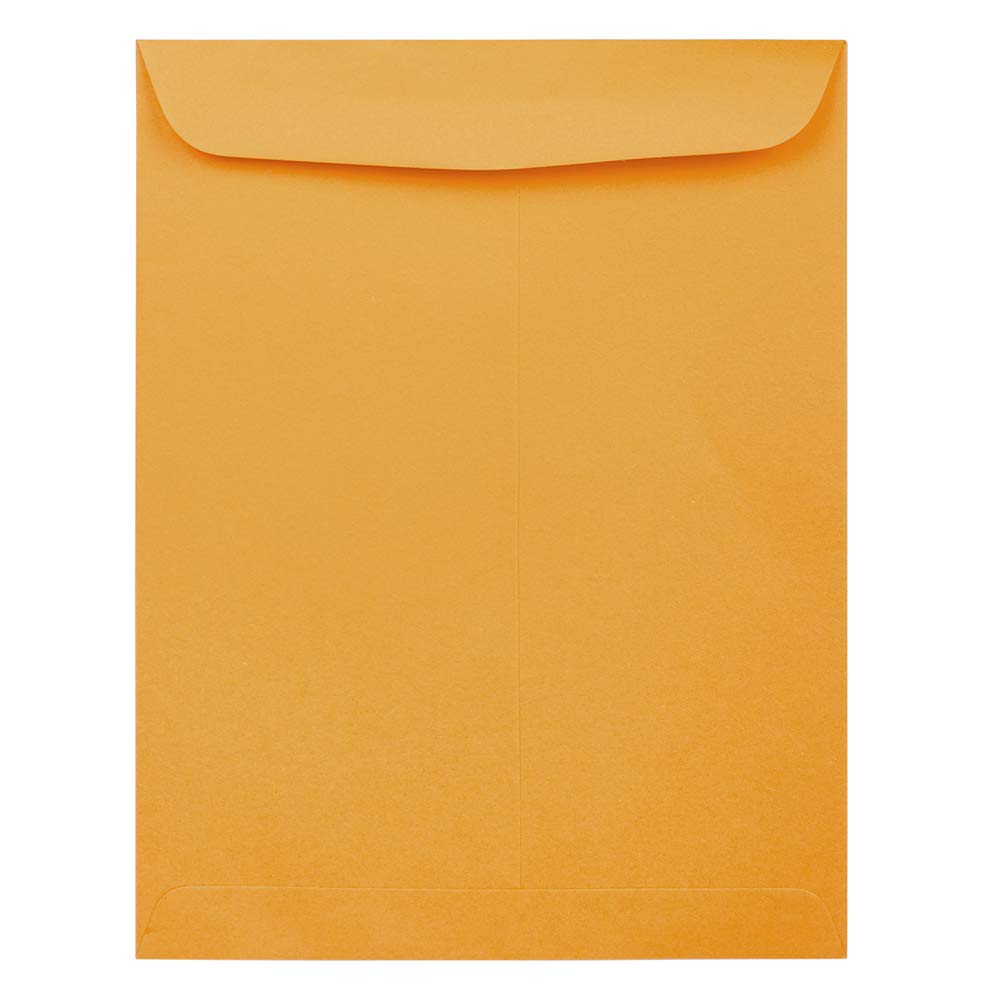 JAM PAPER 12 x 15.5 Inch Open End Catalog Commercial Envelopes - Brown Kraft Manila - Bulk 500/Box - Perfect for Business Mailings, Invoices & Office Documents