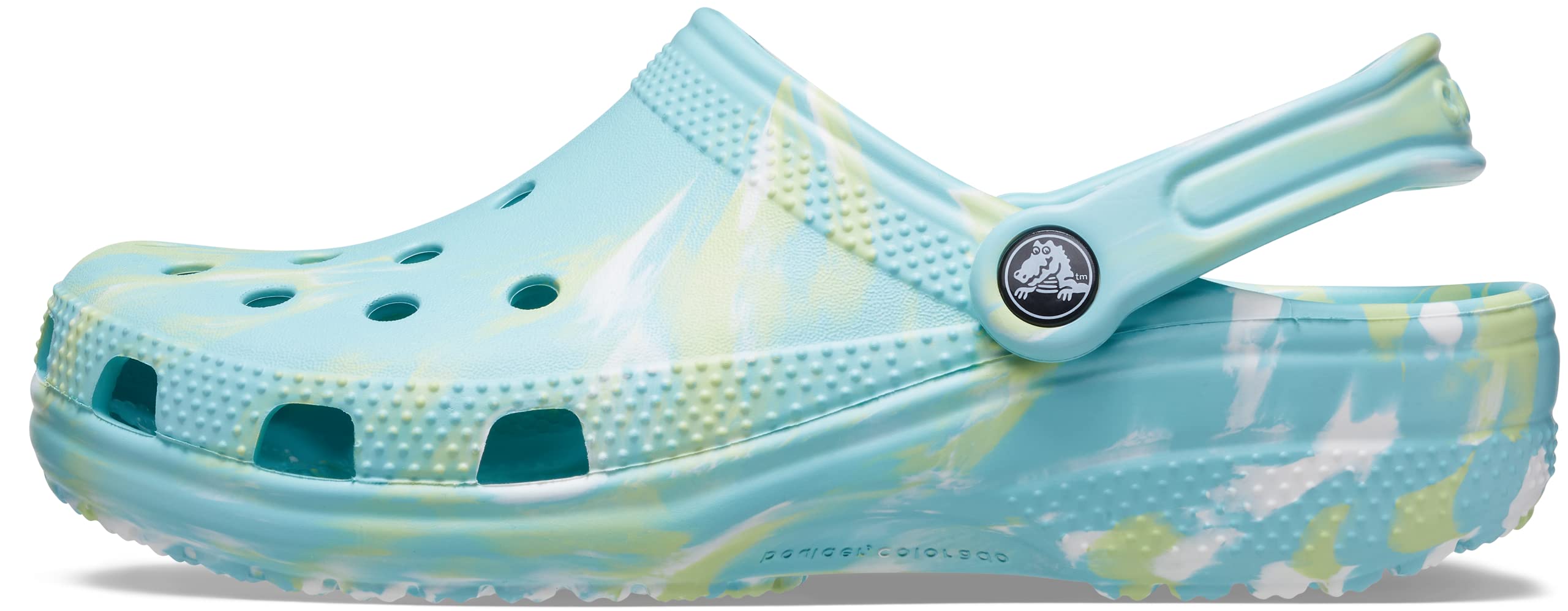 Crocs Unisex Classic Marbled Tie-Dye Clogs | Comfortable Slip-On Shoes for Men & Women | Perfect for Beach, Pool, Garden & Casual Wear