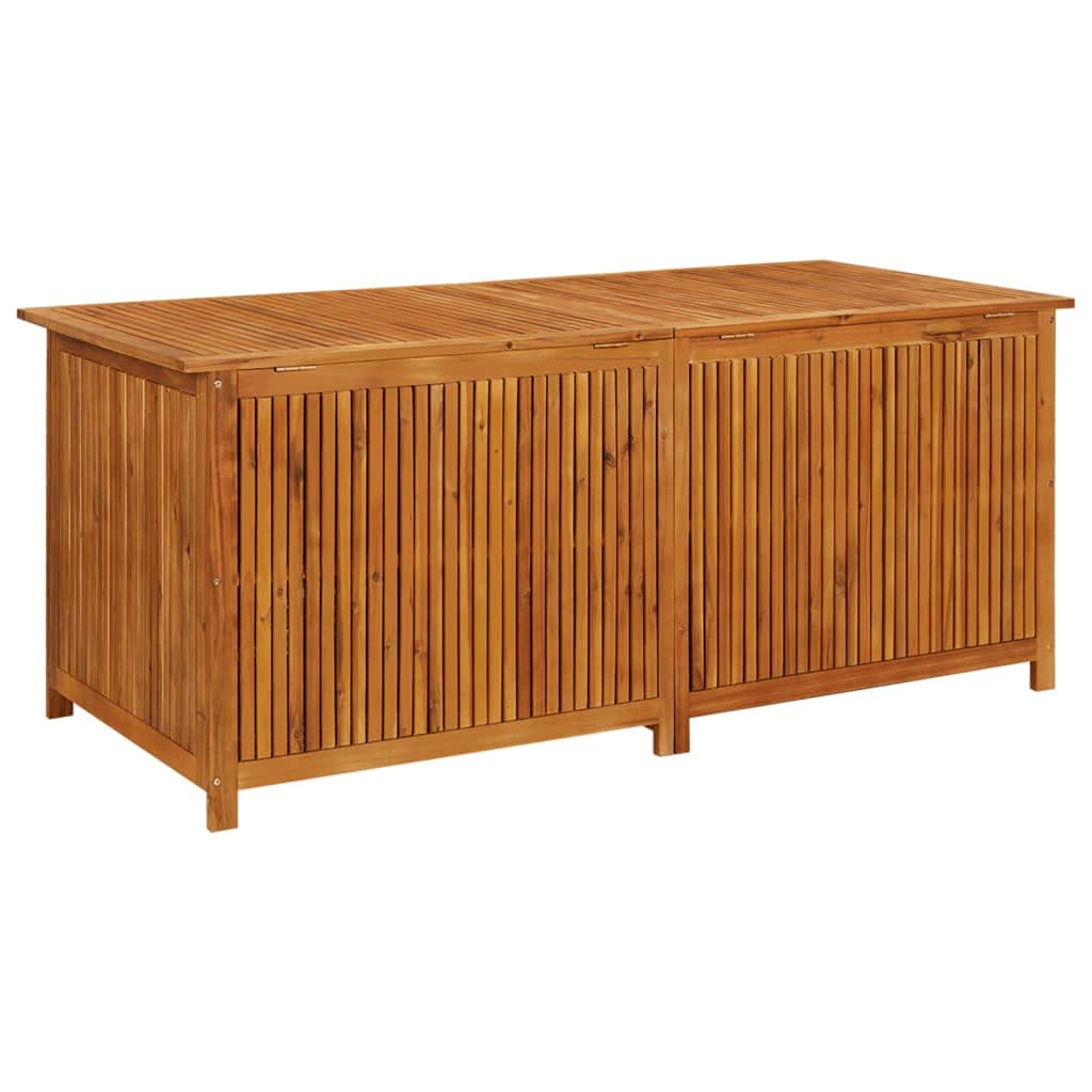 Outdoor Wooden Storage Box for Patio, Garden & Deck - 68.8