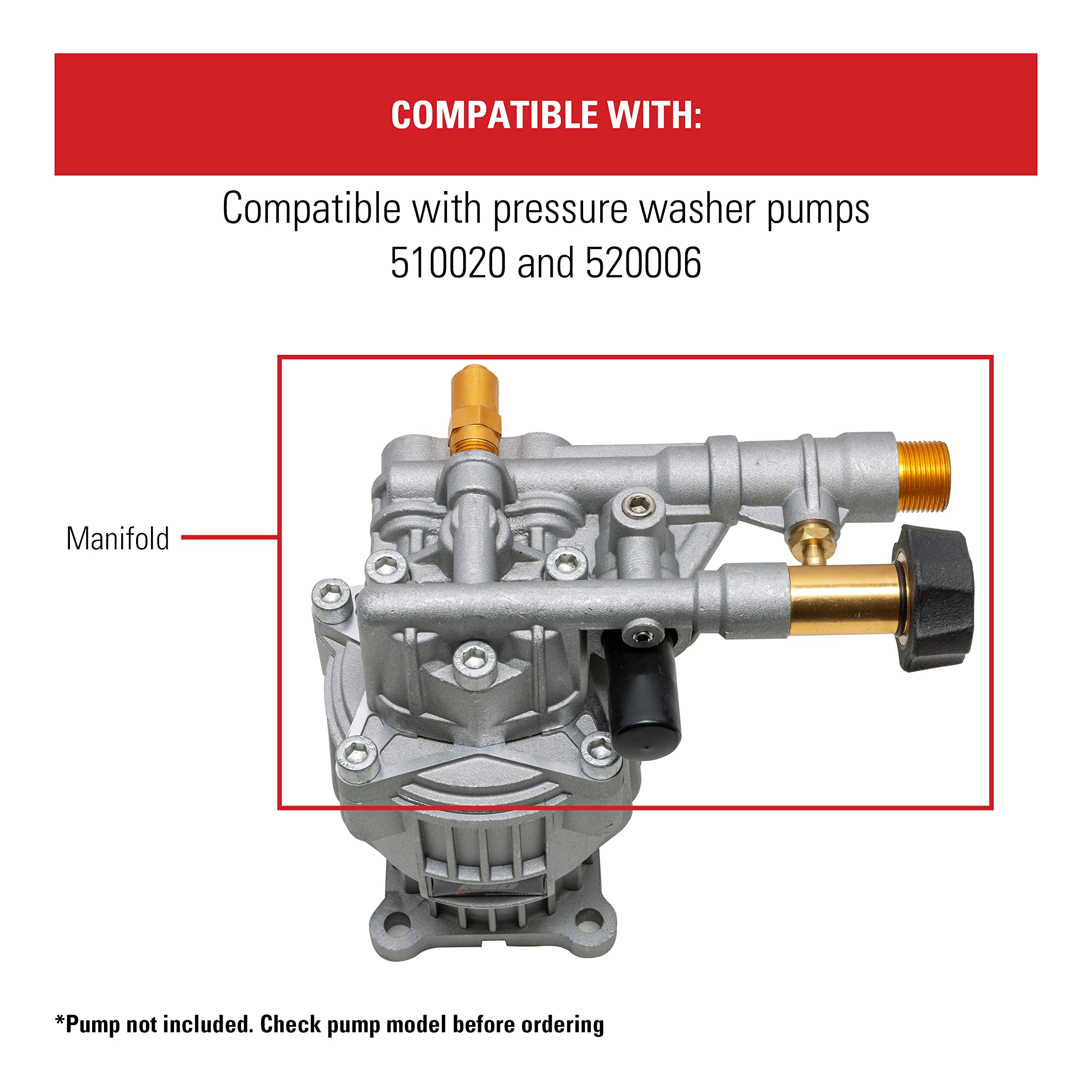 Simpson Cleaning Axial Cam Pressure Washer Pump Replacement Kit - for OEM 510020 & 520006 - Perfect for Home & Commercial Use