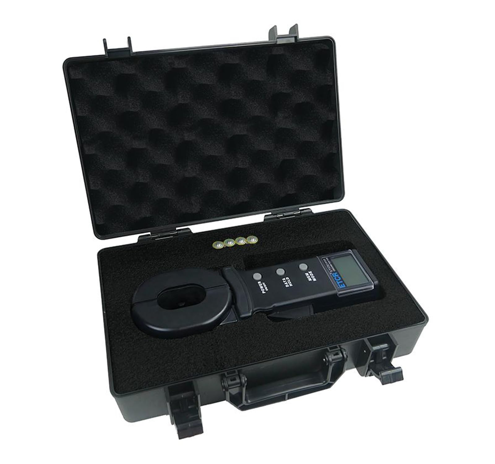ETCR2000A Digital Clamp Ground Resistance Tester - 0.01Ω to 200Ω Range, Double Insulation, Portable Earth Resistance Meter for Electrical Safety Testing - Perfect for Industrial, Commercial & Home Electrical Maintenance