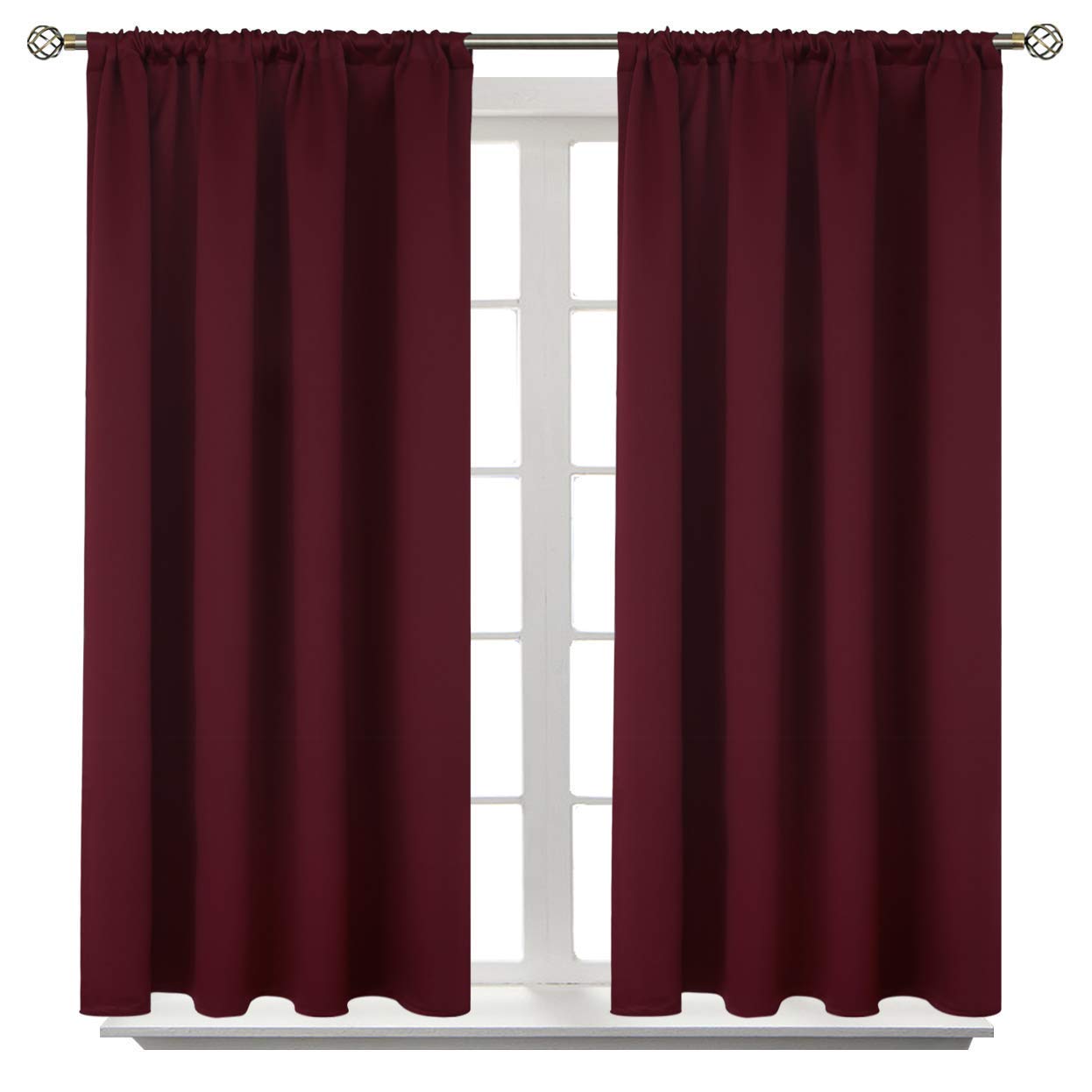 Thermal Insulated Rod Pocket Curtains - 84