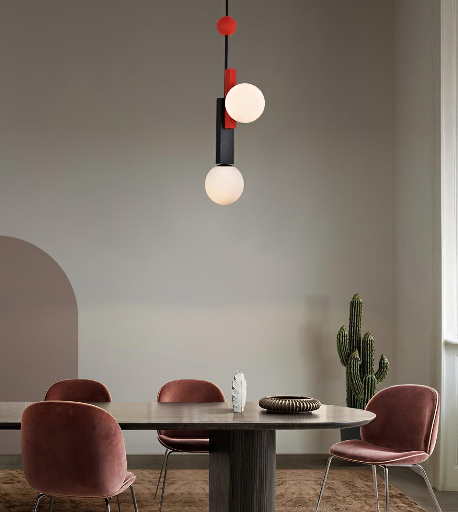 Elegant First Dance Pendant Lamp - Modern Glass Hanging Light Fixture for Dining Room, Bedroom & Living Room Decor | Perfect for Weddings, Romantic Dinners & Home Interior Design