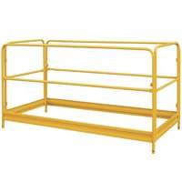 MintCraft Pro YH-GR001B Scaffold Guard Rail - Heavy Duty Construction Safety Railing for Roofing, Painting & Home Renovation Projects - OSHA Compliant Fall Protection System