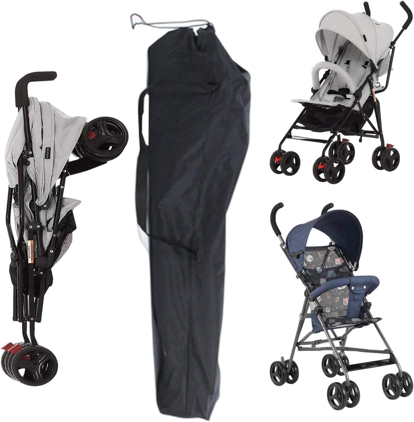 ZHYUAN Waterproof Stroller Travel Bag for Airplane - Portable Pram Storage Bag with Carry Handle | Perfect for Air Travel, Baby Gear Protection & Compact Storage