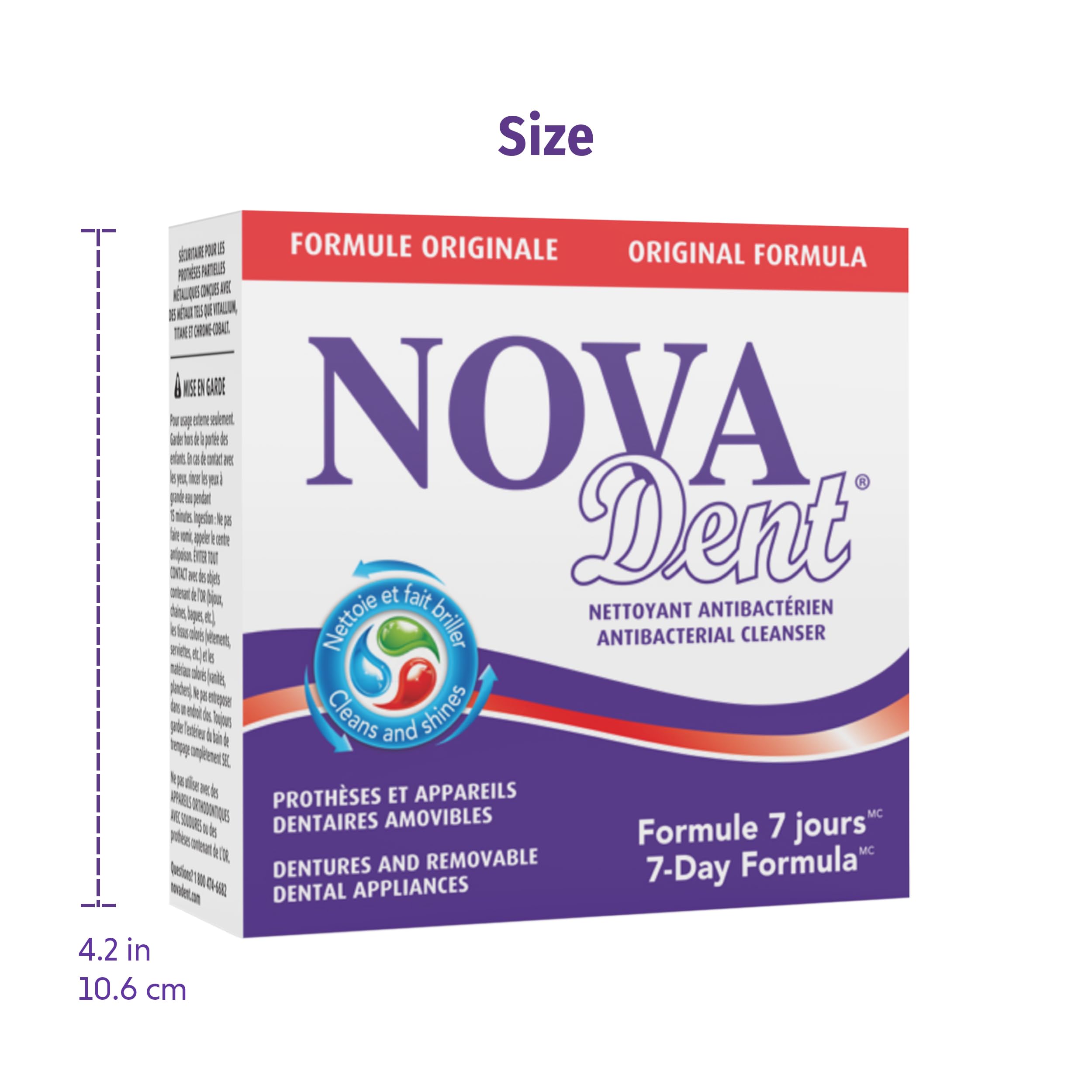 Premium Denture Cleaner Tablets - 12 Sachets (3 Month Supply) for Dentures, Retainers, Night Guards & Invisalign Aligners | Fast Cleaning, Fresh Breath & Stain Removal | Perfect for Travel & Daily Oral Care