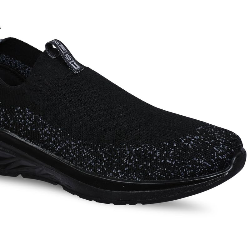 PARAGON PUK3504GS Men's Breathable Knit Walking Shoes - Lightweight Comfortable Cushioned Sneakers with Elastic Ankle Support | Stylish Athletic Shoes for Walking, Running, Gym Workouts & Everyday Wear