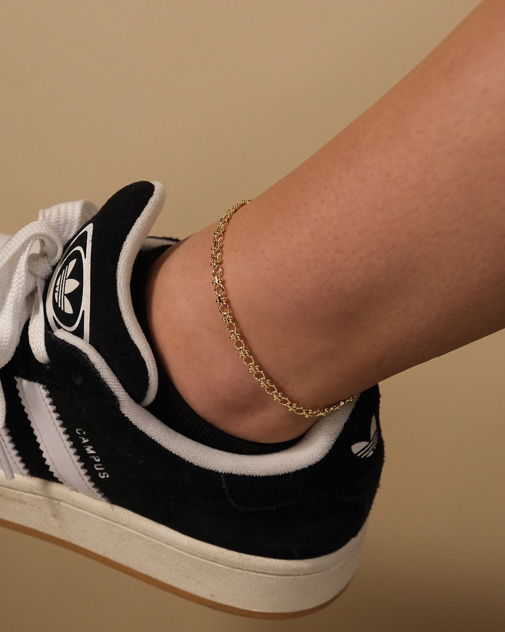 Nadia Chain Anklet for Women - Elegant Adjustable Ankle Bracelet Jewelry - Perfect for Beach, Summer Outfits and Boho Style Accessories