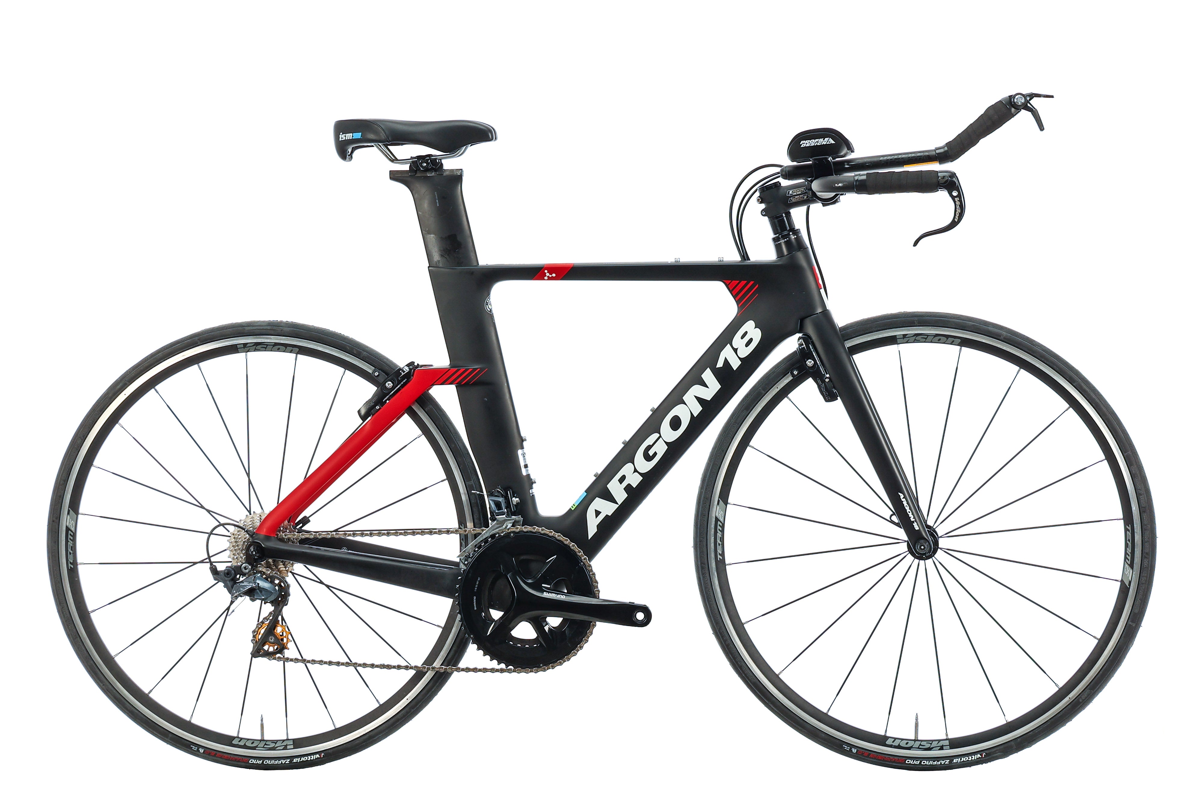 Argon 18 E-117 TRI Time Trial Bike 2019 - Small Size | Lightweight Carbon Frame for Competitive Triathlon & Road Racing