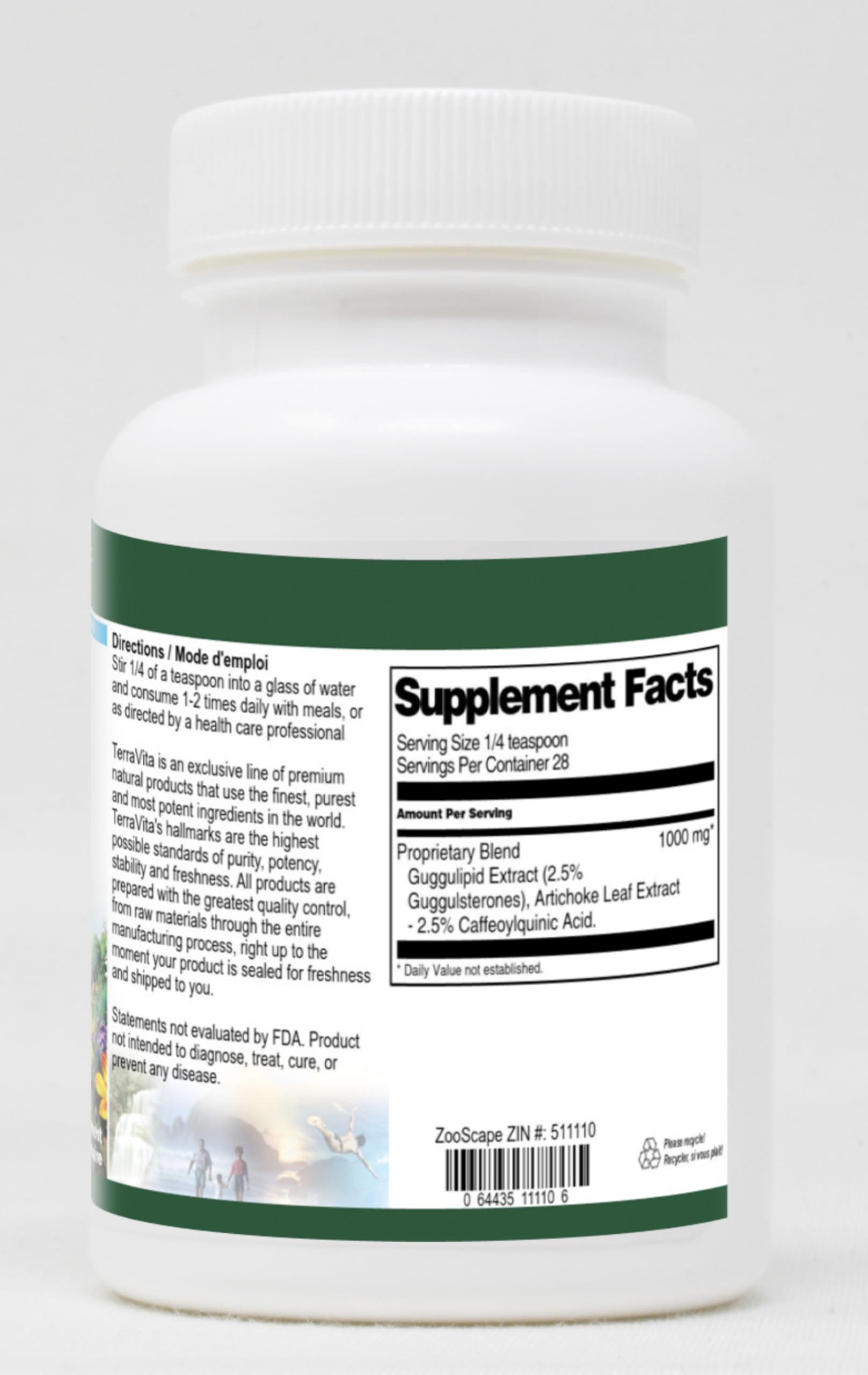 Premium Guggulipid & Artichoke Leaf Extract Powder - 1 oz | Natural Liver Support & Cholesterol Management Supplement | Ideal for Detox, Weight Loss & Digestive Health