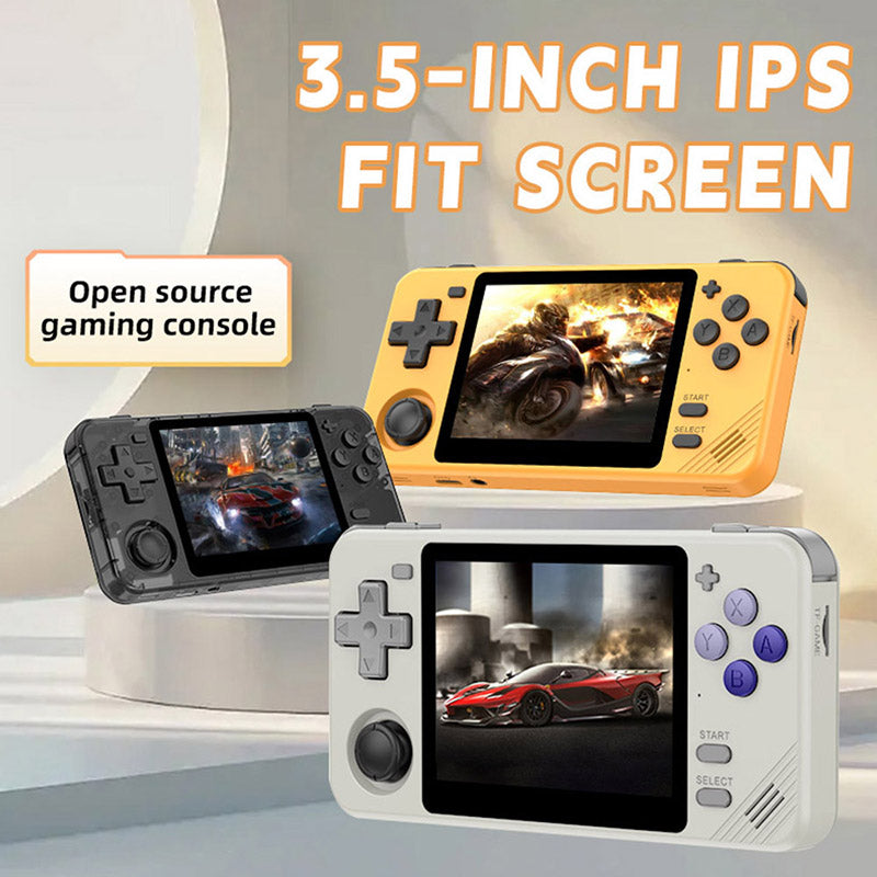 Powkiddy RGB10X Retro Handheld Game Console - Portable Gaming Device with 1000+ Classic Games - Perfect for Travel, Commuting & Outdoor Entertainment