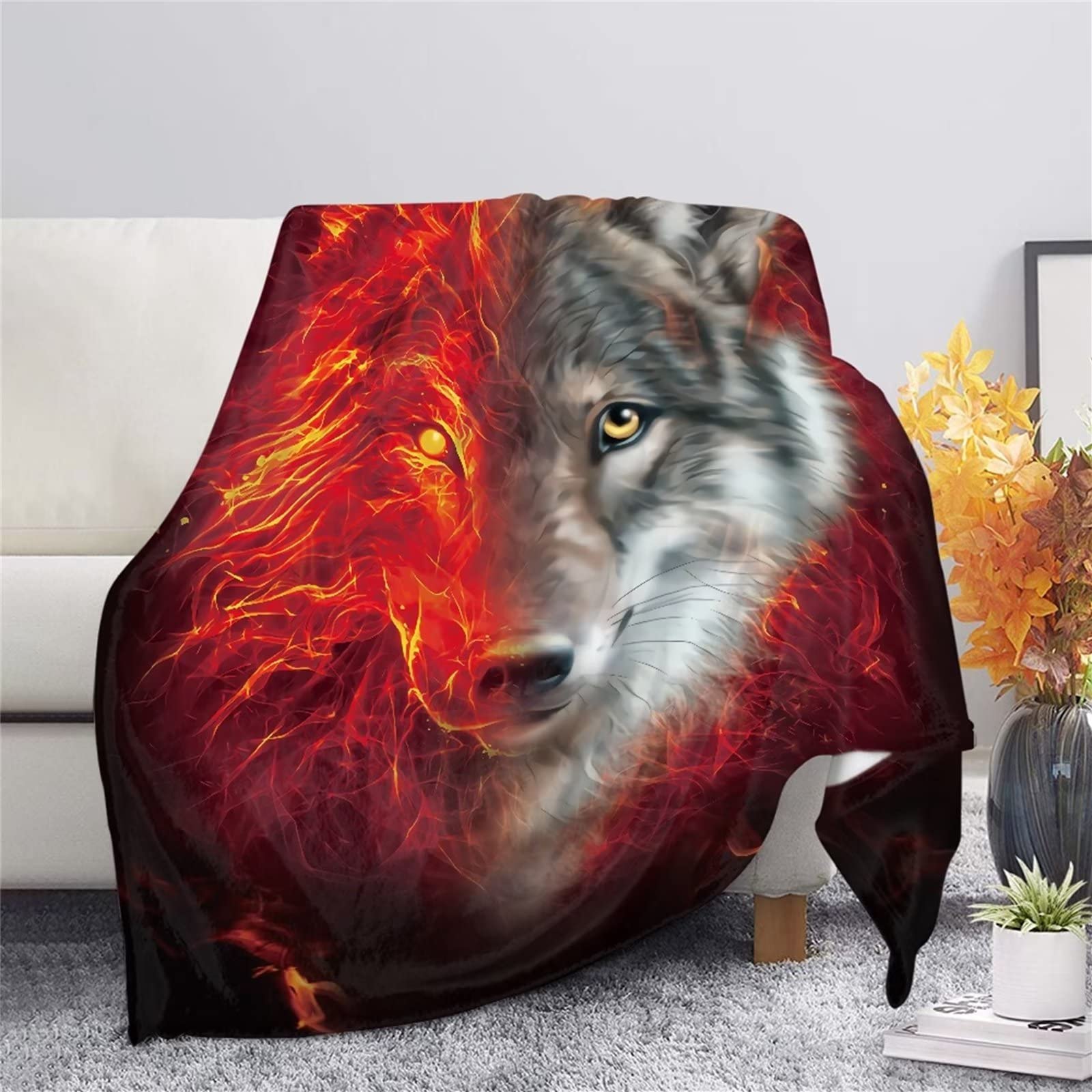 DISNIMO Soft Plush Flannel Sherpa Throw Blanket - Cozy Warm Reversible Blanket for Kids & Adults - 59