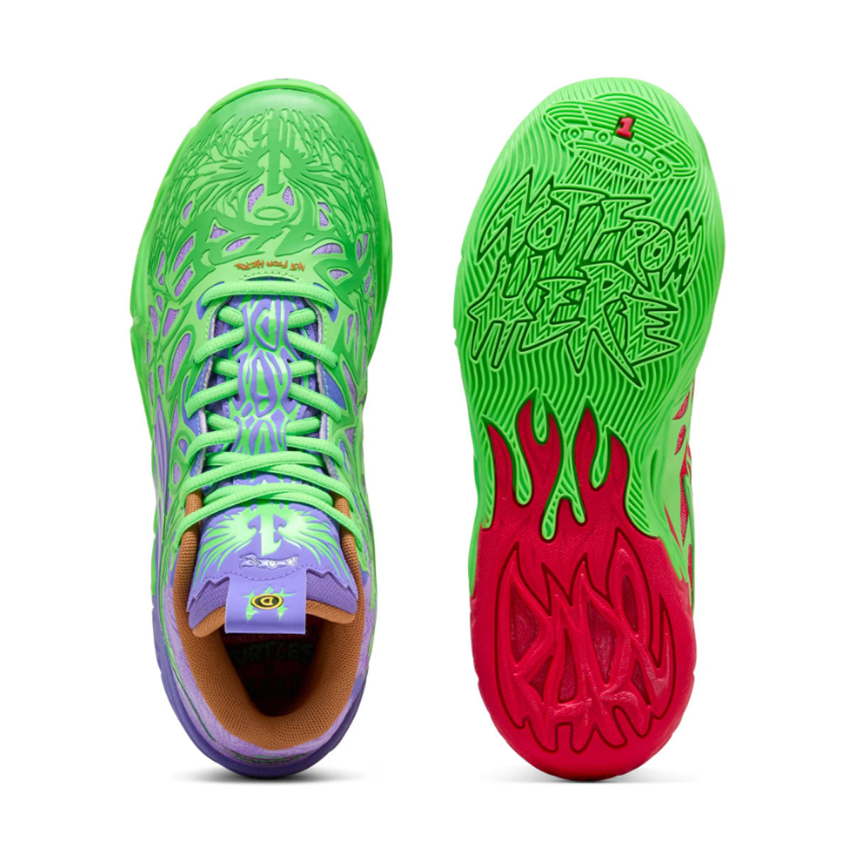 LaMelo Ball MB.04 Basketball Shoes - Teenage Mutant Ninja Turtles Donatello & Raphael Edition | High-Performance Sneakers for Streetball & Casual Wear