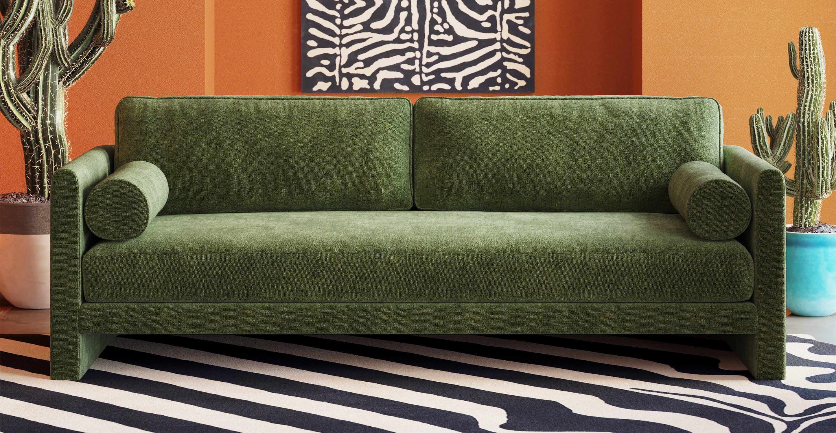 Lea Sofa - Modern Comfortable Living Room Couch for Small Spaces | Perfect for Apartments, Dorms & Cozy Home Decor