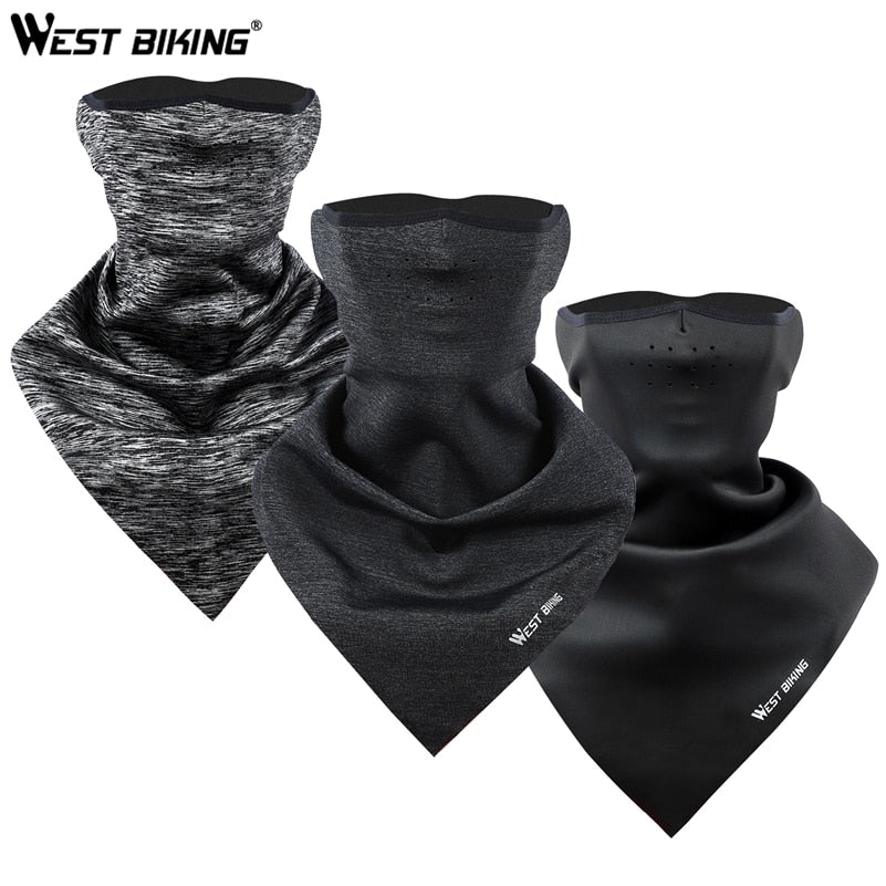 Breathable Winter Thermal Bike Mask - Windproof Fleece Face Cover for Cycling, Skiing & Outdoor Sports - Warm Hooded Neck Scarf for Cold Weather Riding