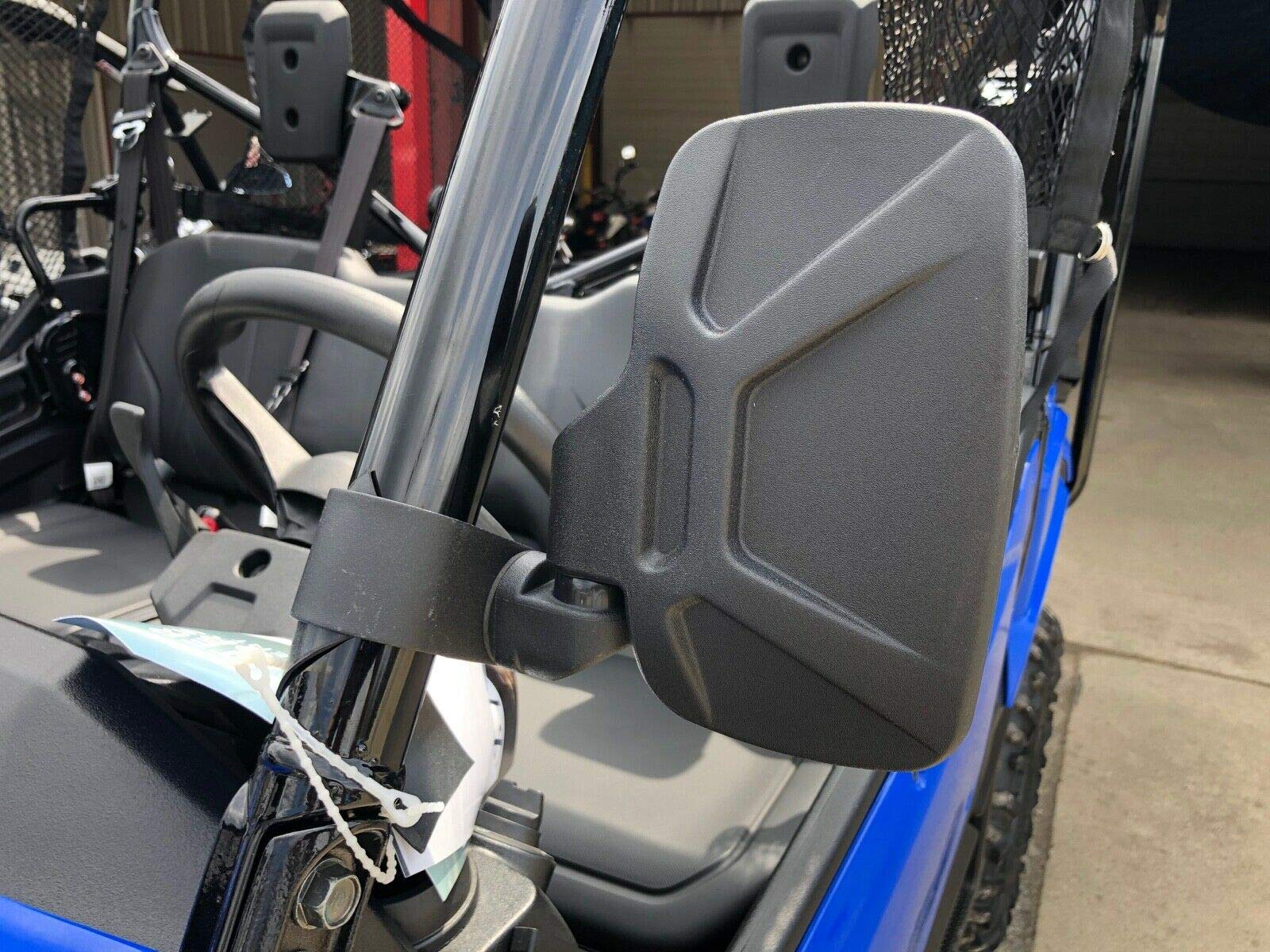 Heavy Duty 3-Piece Rear and Side View Mirror Set for Kawasaki FX FXT - Durable Sport Mirrors for Enhanced Visibility and Safety on Off-Road Adventures