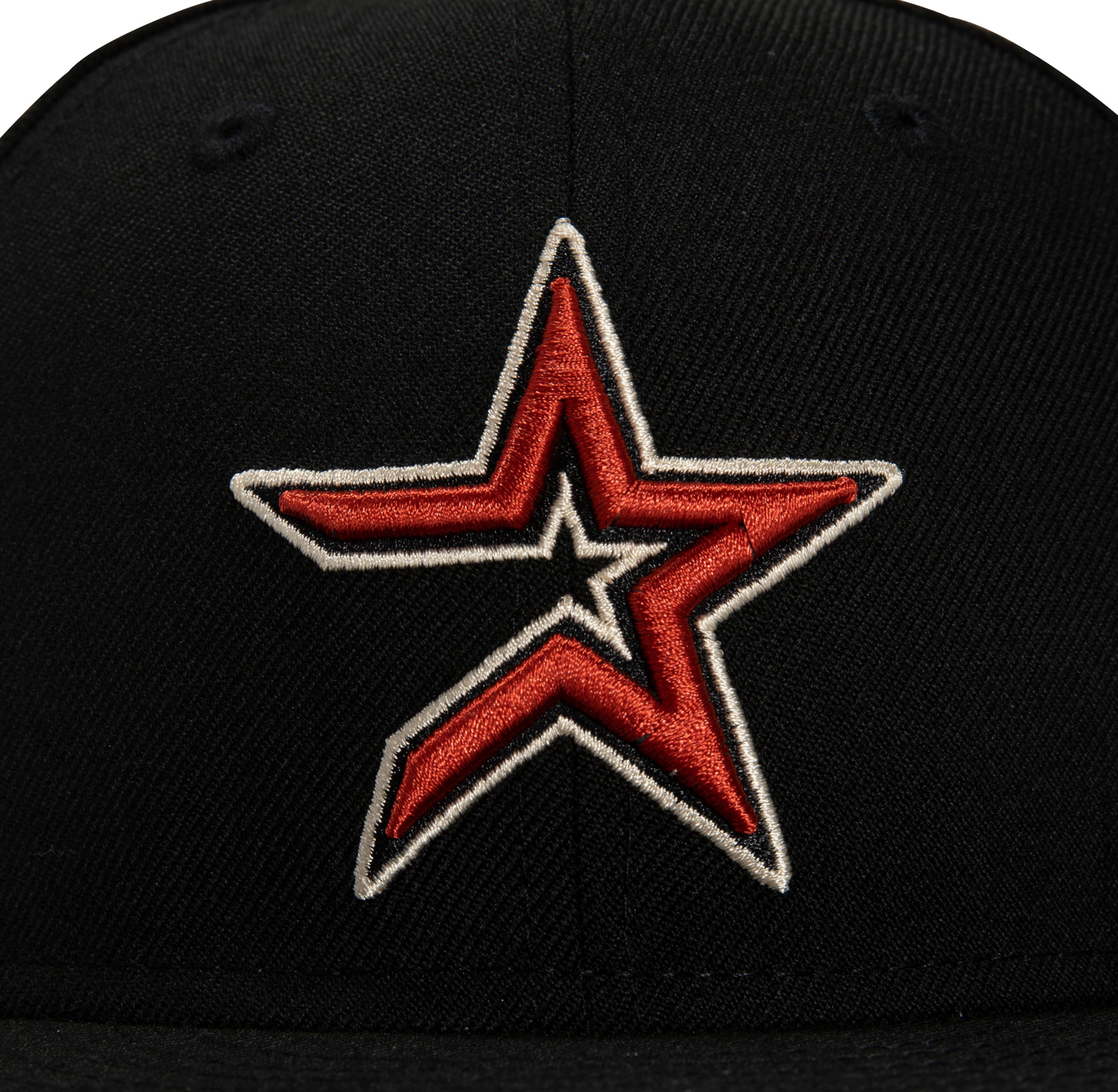 New Era 59Fifty Retro On Field Houston Astros 2000 Baseball Cap - Black MLB Snapback Hat for Men & Women | Perfect for Baseball Games, Sports Fans & Streetwear Fashion