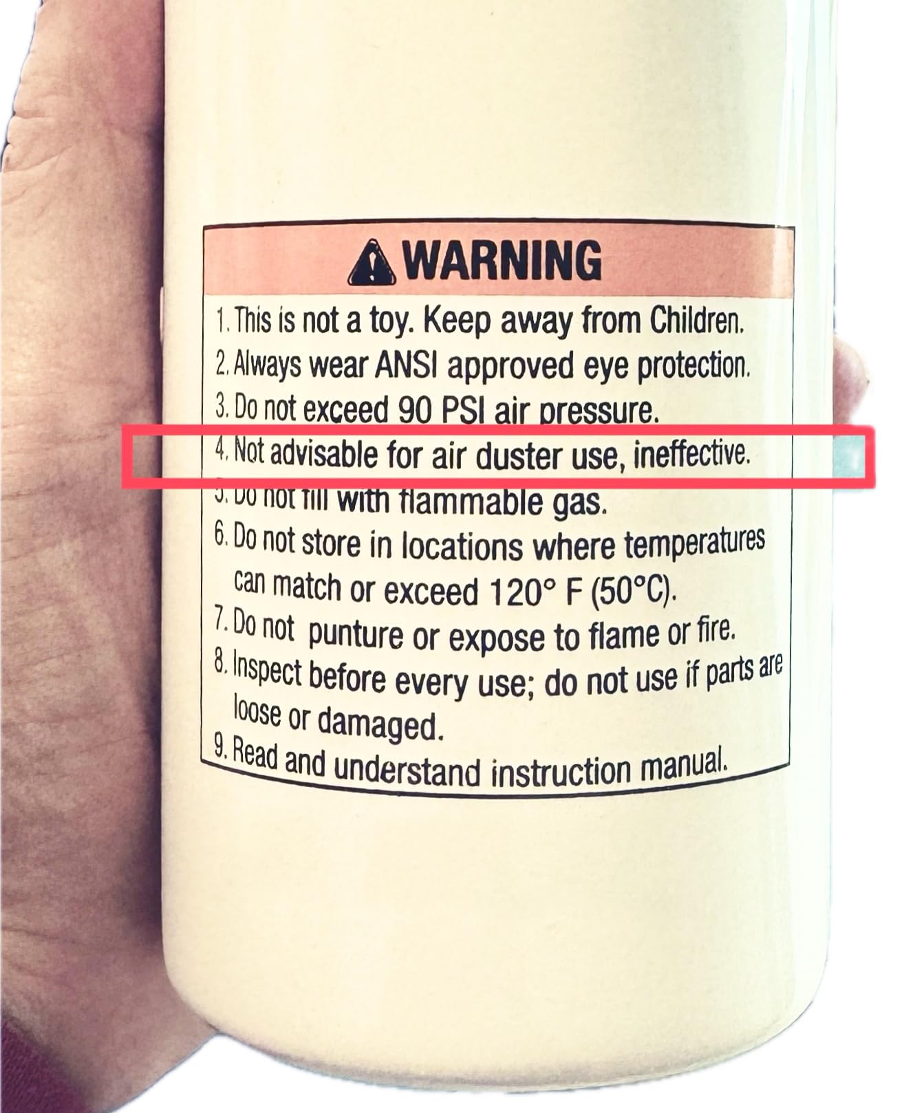 JOUNJIP Refillable Non-Aerosol Compressed Air Spray Bottle - 16oz Pressurized Sprayer for Automotive, Cleaning & Lubrication - Aluminum Can Sprayer (Empty) - Perfect for DIY Car Detailing, Home Cleaning & Workshop Maintenance