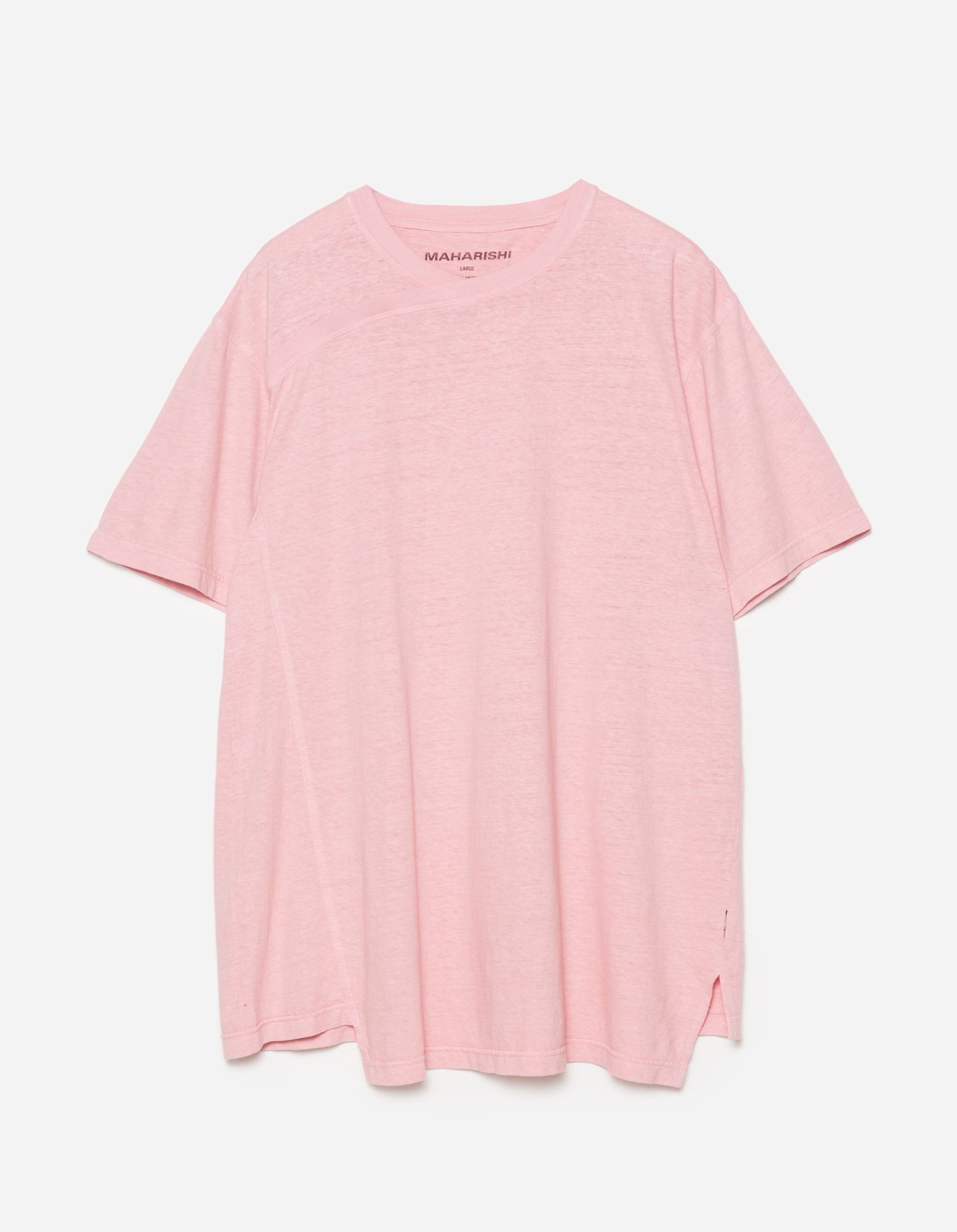 Organic Hemp T-Shirt for Women - Soft 6000 Monk Pink Cotton Blend Tee - Eco-Friendly Casual Wear for Yoga, Beach & Everyday Comfort