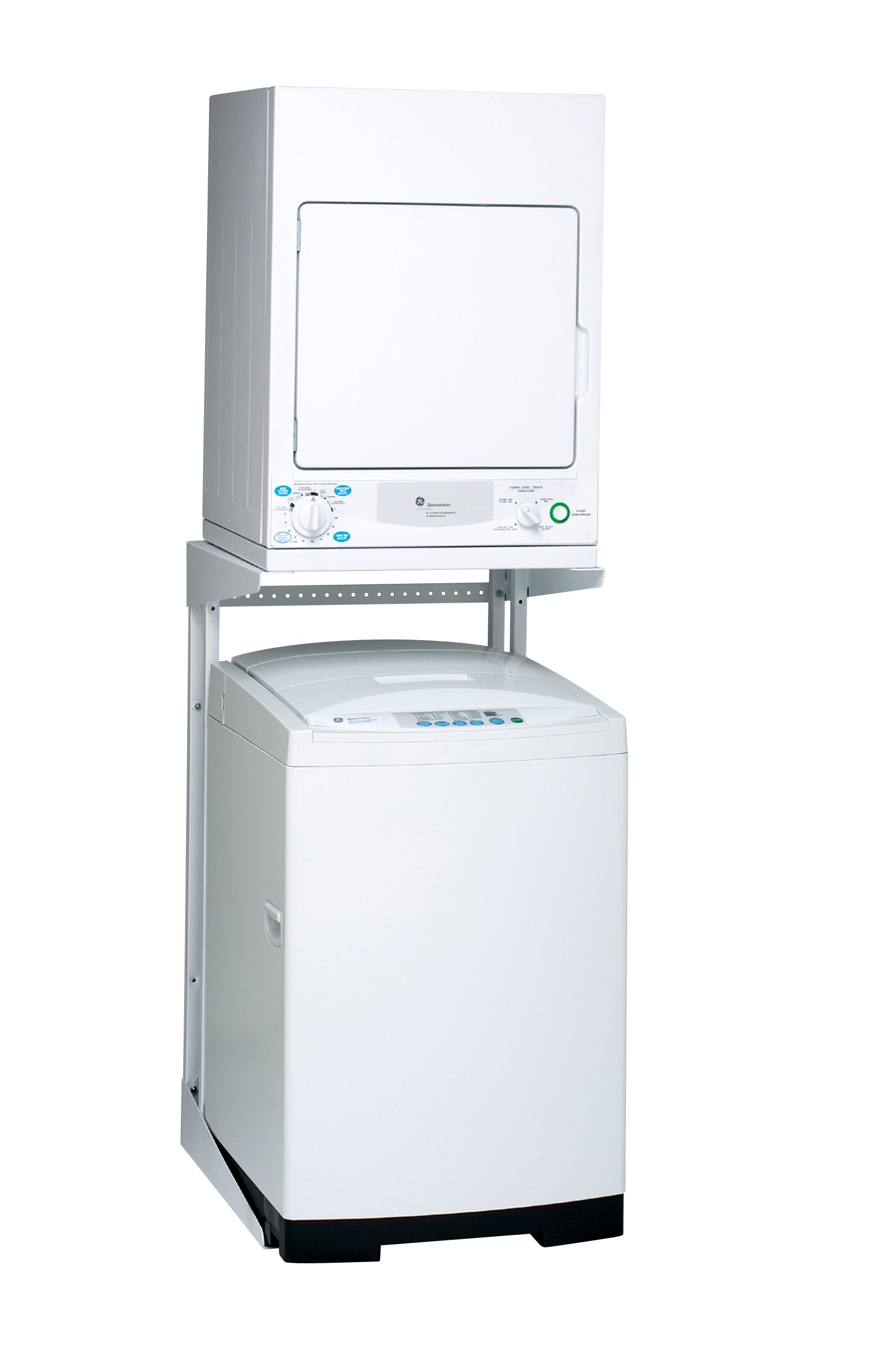 GE 3.6 Cu. Ft. White Electric Dryer - PCKS443EBWW | Energy Efficient Laundry Appliance for Home & Apartment Use