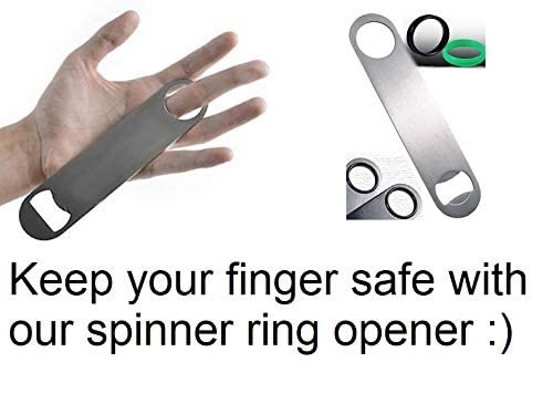 Premium Stainless Steel Bottle Opener Set of 6 - Bar, Beer & Soda Cap Remover - Durable Kitchen & Bar Tool for Home, Parties, Camping & Outdoor Use