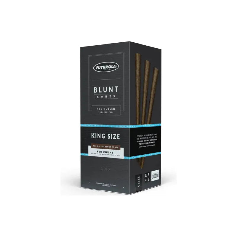 Futurola King Size 109/26 Blunt Cones - Premium Rolling Papers for Smooth Smoking Experience | Perfect for Herbal Blends & Tobacco Use at Home or Outdoors
