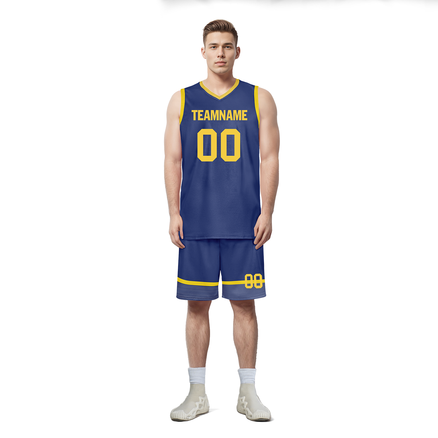 Custom Blue Purple Classic Style Basketball Jersey - Breathable Mesh Sports Uniform for Men & Women - Perfect for Games, Practice, and Team Events (BBJ01)