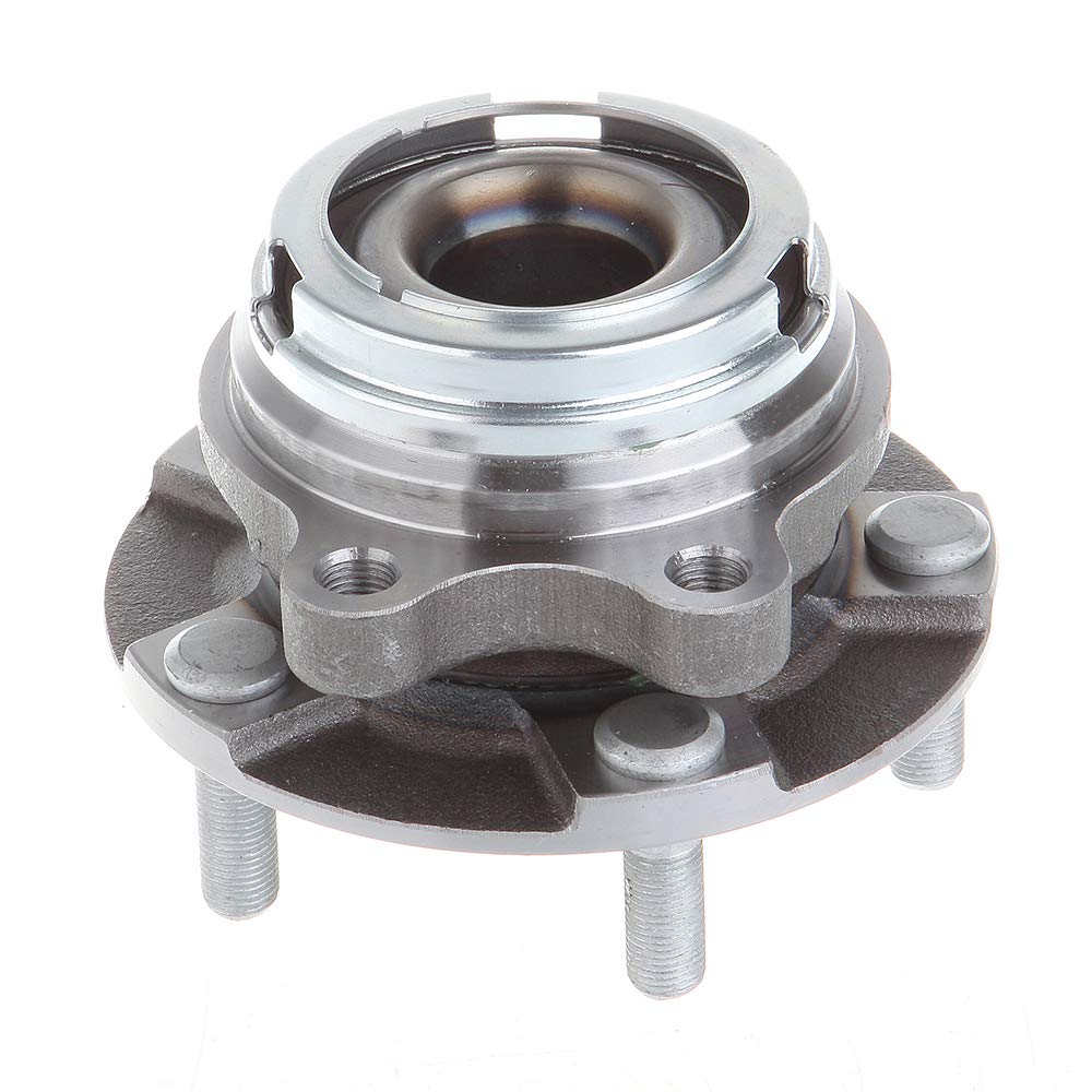513294 Wheel Axle Bearing and Hub Assembly Replacement for 2007-2013 Nissan Altima Front 5 Lug with ABS - Wheel Hub and Bearing Kit (4 Pack) - Perfect for DIY Car Repairs & Maintenance