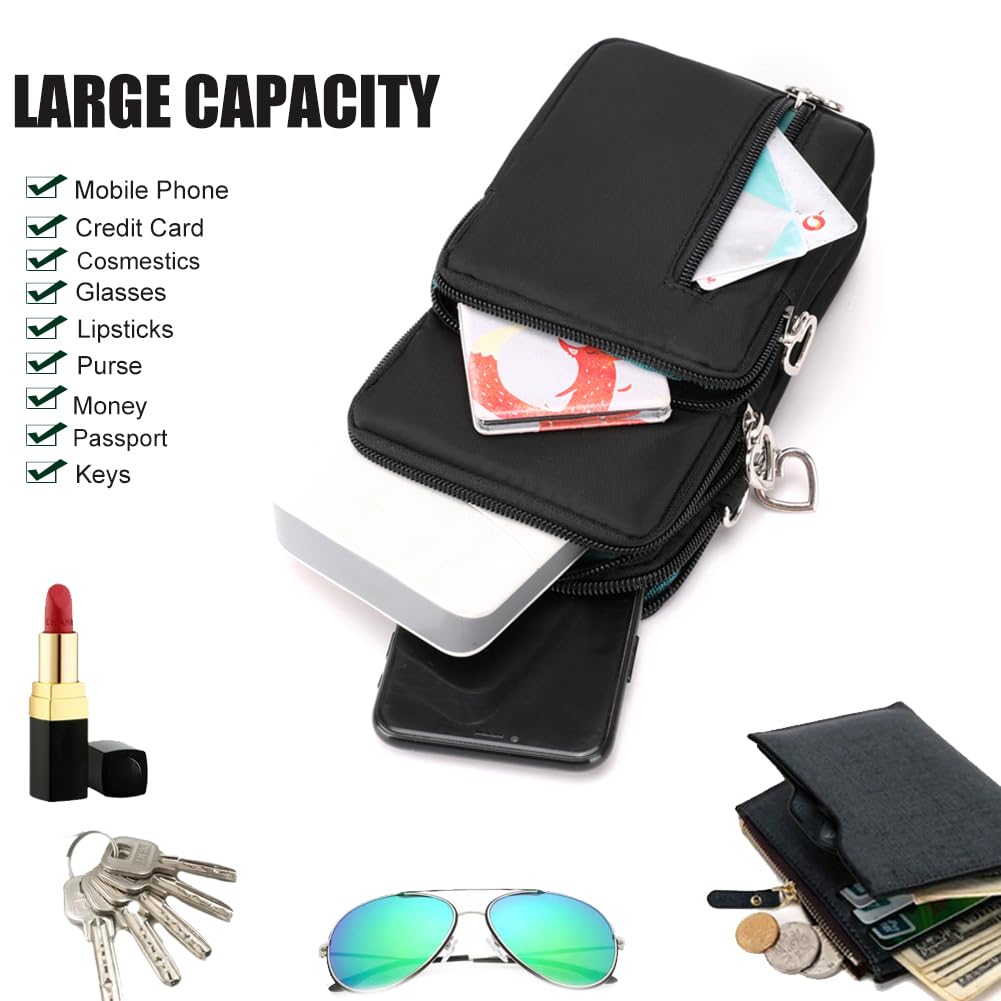 Stylish Small Crossbody Bags for Women - Lightweight Mini Shoulder Bag with Pockets, Universal Pouch Wallet & Phone Holder | Perfect for Travel, Shopping & Everyday Use