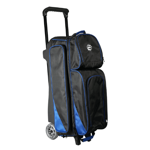 ELITE Deluxe 3 Ball Roller Bowling Bag - Premium Bowling Accessory for League Players & Tournaments | Perfect for Bowling Balls, Shoes & Accessories Storage