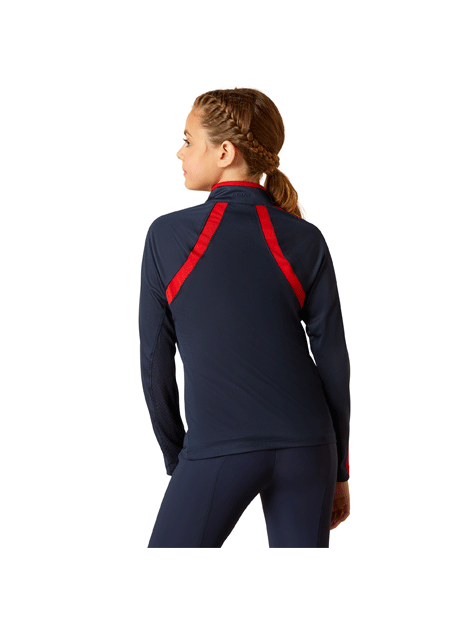Ariat Youth Sunstopper UPF 50+ Long Sleeve Shirt - Breathable UV Protection for Kids Outdoor Activities, Hiking, and Sports