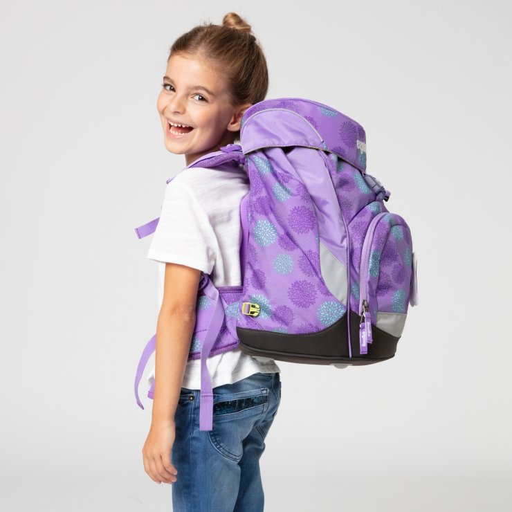 Ergobag Prime School Backpack with Reflective SleighBear Glow Design - Lightweight & Durable for Kids & Teens - Perfect for School, Travel & Outdoor Adventures